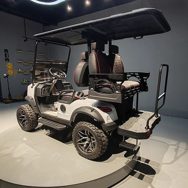 4 / 6 Seat Electric Golf Cart — Club Car Style Off-Road Electric Carrito with G-Wagon Seats & Petrol Option