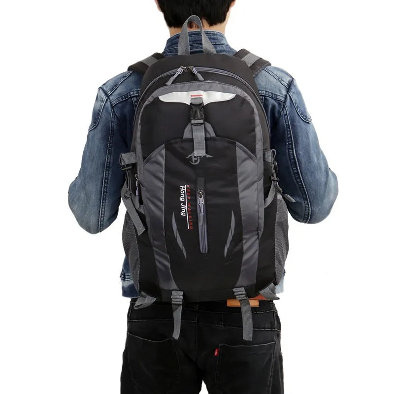 Large Capacity Outdoor Hiking Backpack – Waterproof Climbing Rucksack for Men & Women