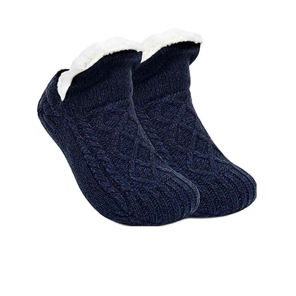 Cozy Winter Slipper Socks with Gripper Soles