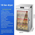 6–18 Layer Touch Screen Food Dehydrator — Intelligent Air Drying for Fruits, Meat & Jerky