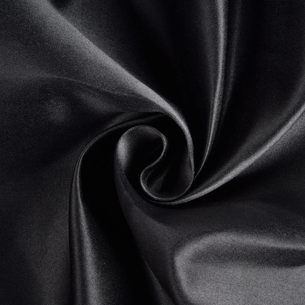 Women Elegant Black Dress Half High Collar High Waist A-Line Dresses Slim Fit Midi Dress Office Lady Female Solid Vestidos Robe