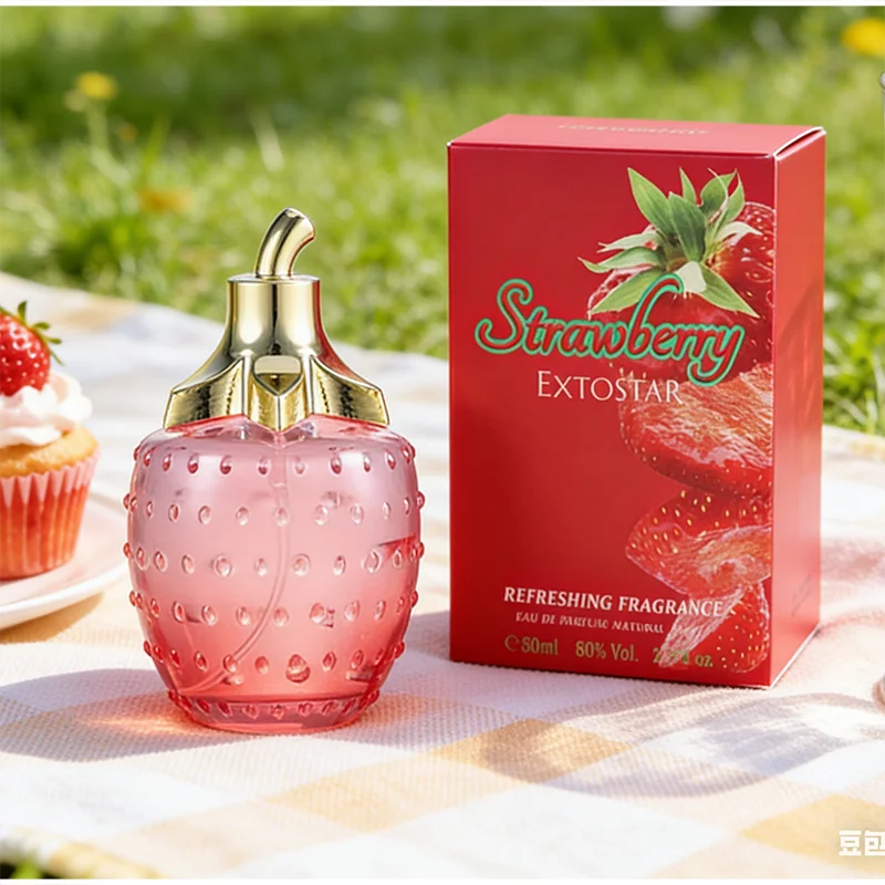 Strawberry Charm Women’s Fragrance Spray 80ml – Fruity Oriental Rose & Jasmine Perfume