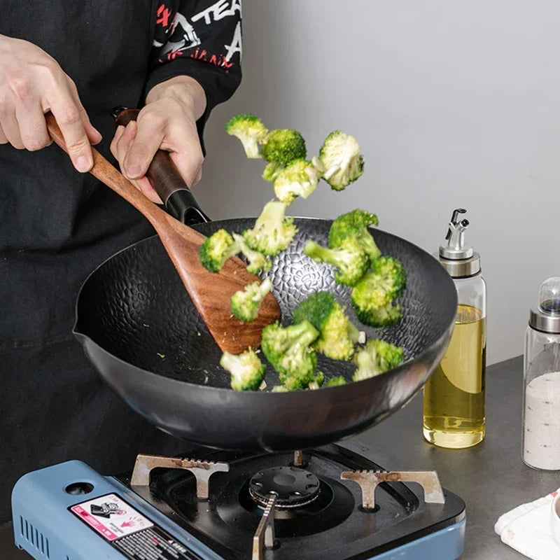 32cm Flat-Bottom Wok – Stir-Fry Pan