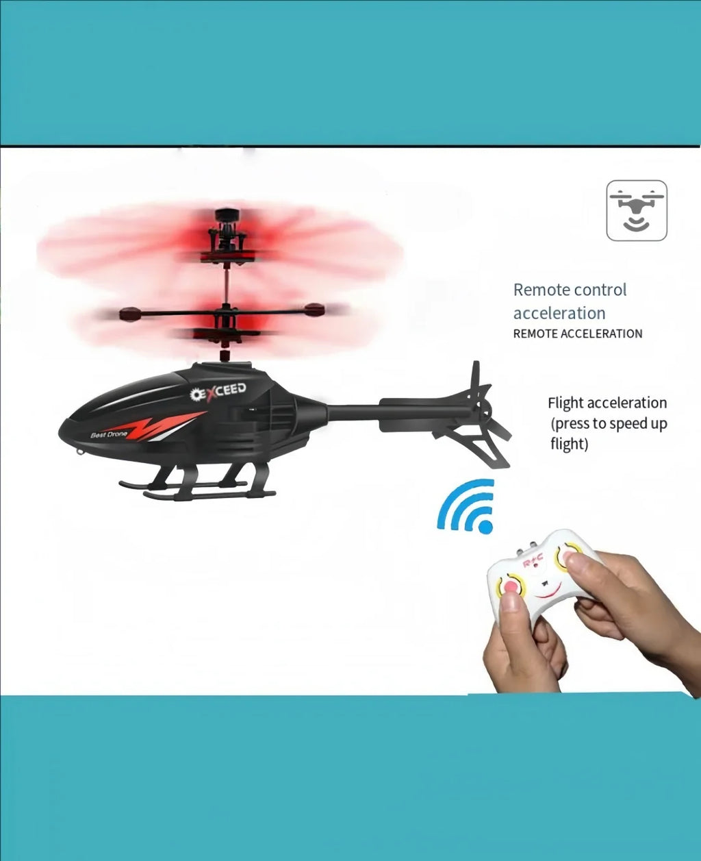 Induction RC Helicopter Toy – Indoor Remote Control Aircraft for Boys & Girls