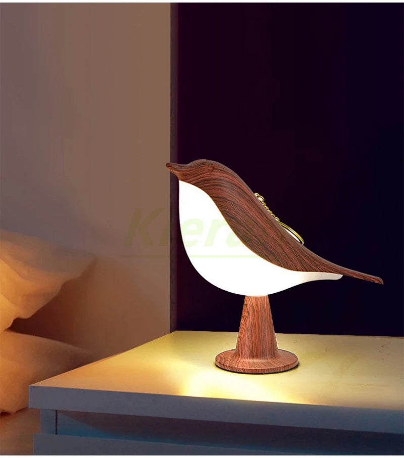 Bird Touch Lamp – Dimmable Tricolor Lighting