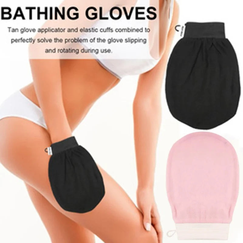 Moroccan Hammam Bath Scrub Glove – Exfoliating Body & Facial Tan Massage Glove