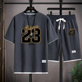Men's 3D Digital Print Street Fashion Casual T-Shirt & Shorts Set – Breathable Summer 2-Piece