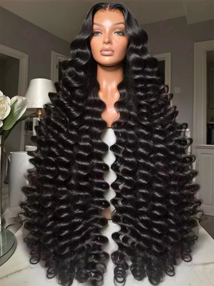 30–40 Inch Loose Deep Wave Lace Front Wig | 13x4 13x6 5x5 HD Lace 250 Density Brazilian Human Hair