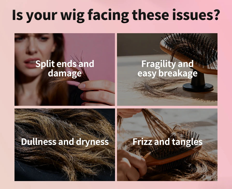 SEVICH Professional Wig Hair Care Products Wig Smoothing Keratin Hair Mask Oil Control Deep Cleansing Wig Shampoo Wig Care Spray