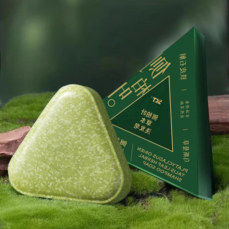 Arborvitae & Usman Grass Shampoo Soap Bar – Anti-Dandruff, Hair Loss & Oil Control