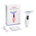 EMS Face & Neck Lifting Device – 7-Color LED, 45°C Heat & Vibration Skin Tightening Anti-Wrinkle Massager