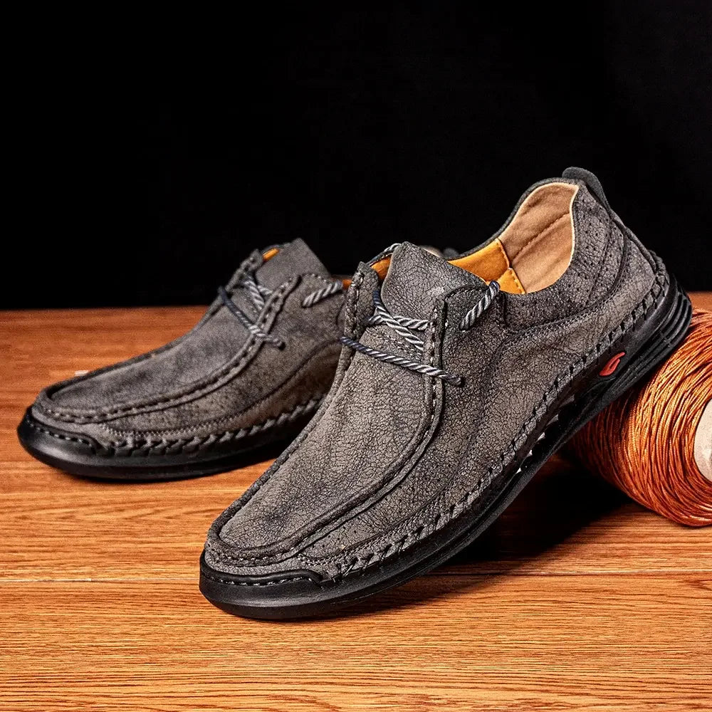Men's Microfiber Slip-On Casual Shoes