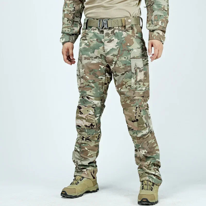 Men's Tactical Cargo Pants – Multi-Pocket Combat Work Pants