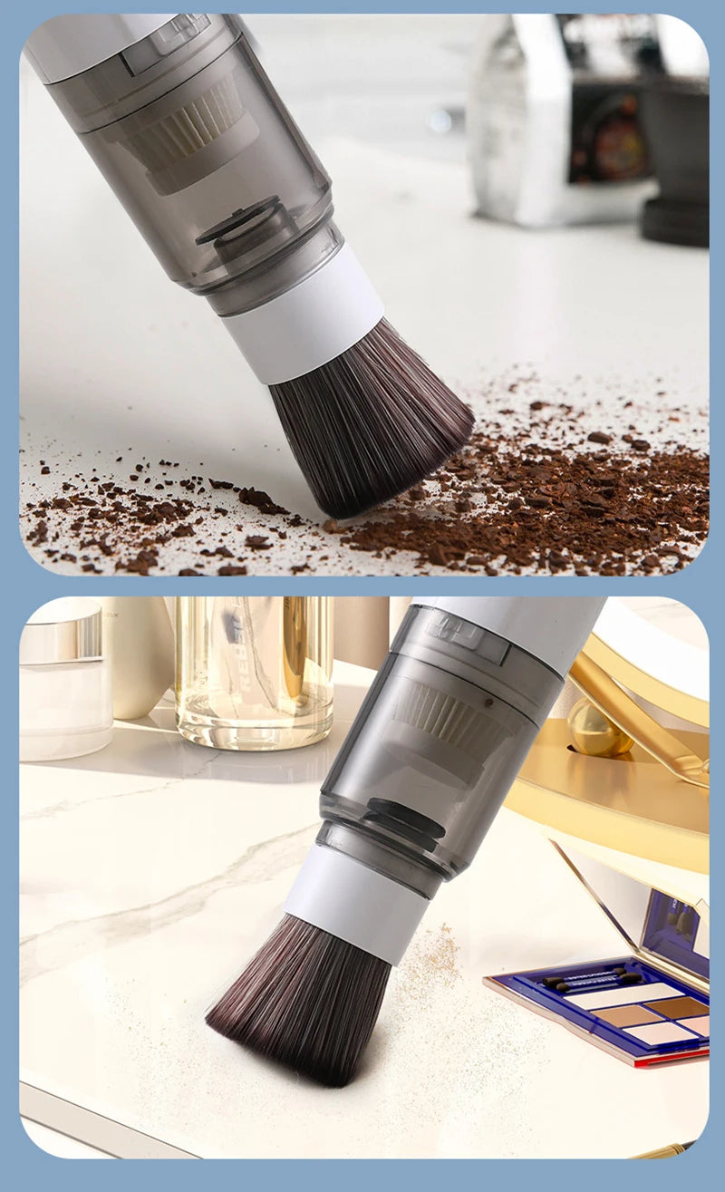 Mini Handheld Vacuum Cleaner – 3-in-1 Car & Desk Cleaner