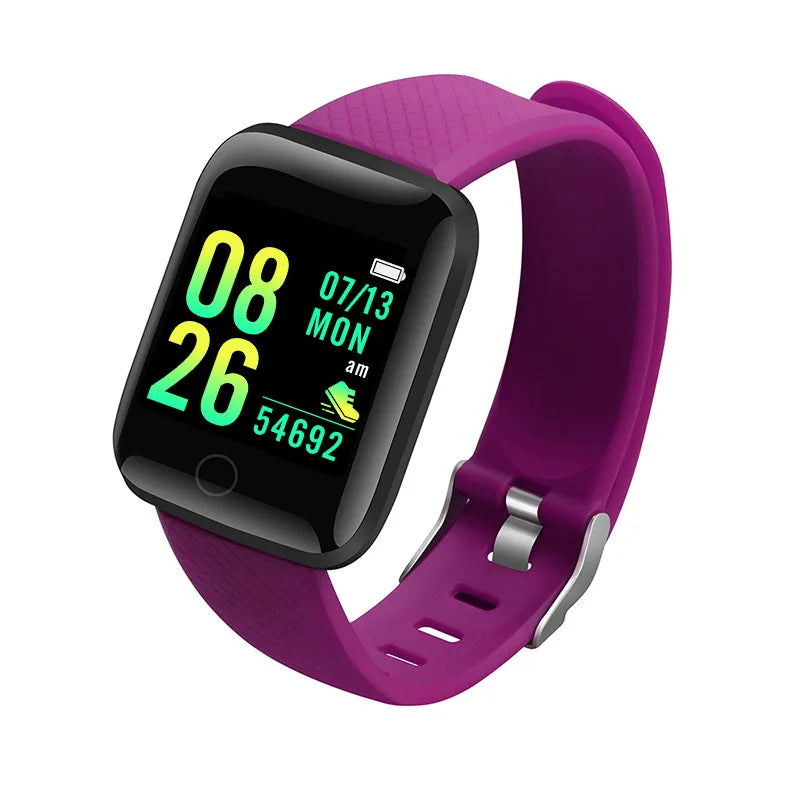 Track Every Move. Every Day. — Y68 & 116Plus Smartwatch | Fitness Tracker, Heart Rate Monitor, Sleep Tracker, Message Alerts, Android & iOS, 9 Colors