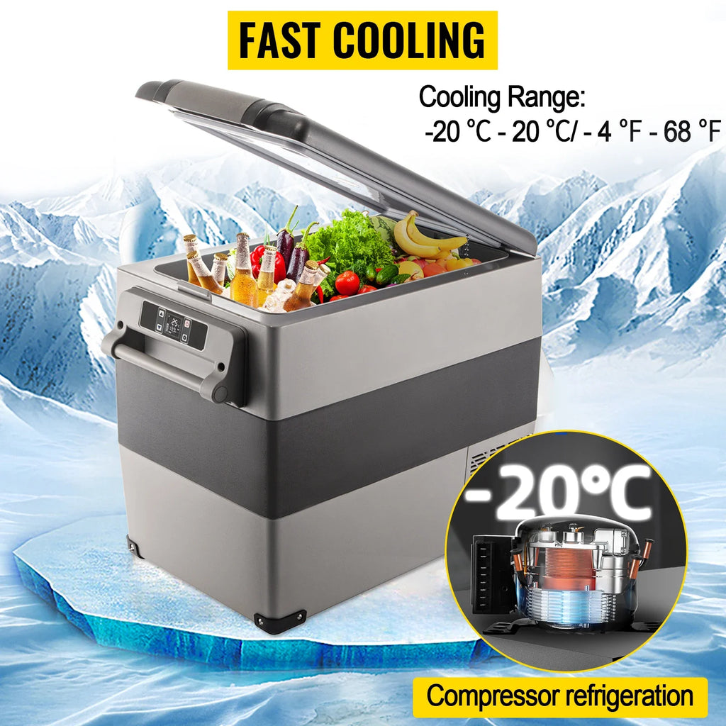 SIHAO Car Refrigerator — 20L 22L 35L 45L 55L Portable Compressor Mini Fridge Freezer DC 110-240V for Camping & Ice Box