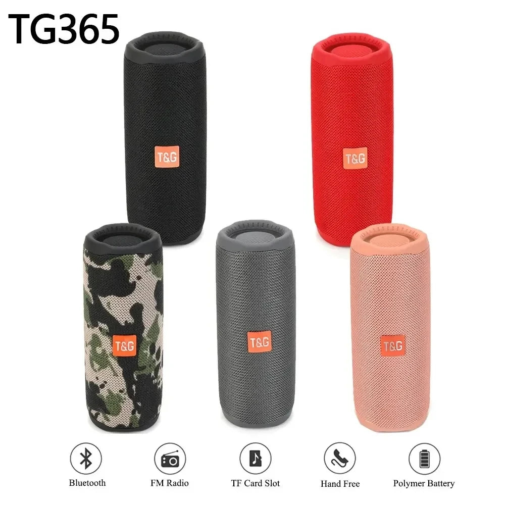 Wireless Portable Bluetooth Speaker — 360° Sound, Waterproof & Long Battery Life