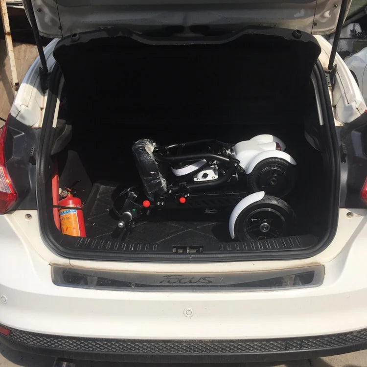 4-Wheel Mobility Scooter for Seniors, Foldable Electric Travel Scooter
