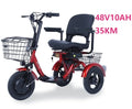 3-Wheel Electric Mobility Scooter for Adults, Folding Long-Range Design
