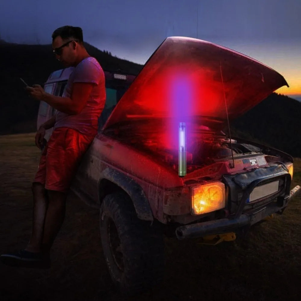 800 Lumen Rechargeable EDC Flashlight – Magnetic Pen Light for Hiking, Work & Emergencies