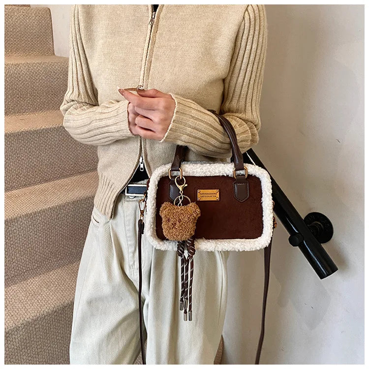 Plush Crossbody Bags for Women Shoulder Bags Versatile Purse and Handbags Designer Bag Female Bags Сумка Женская Bolsos Mujer