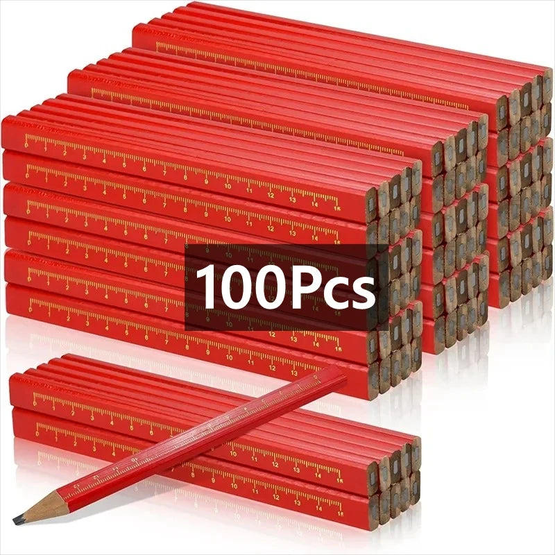Woodworking Marking Pencils, 10 to 100-Pack