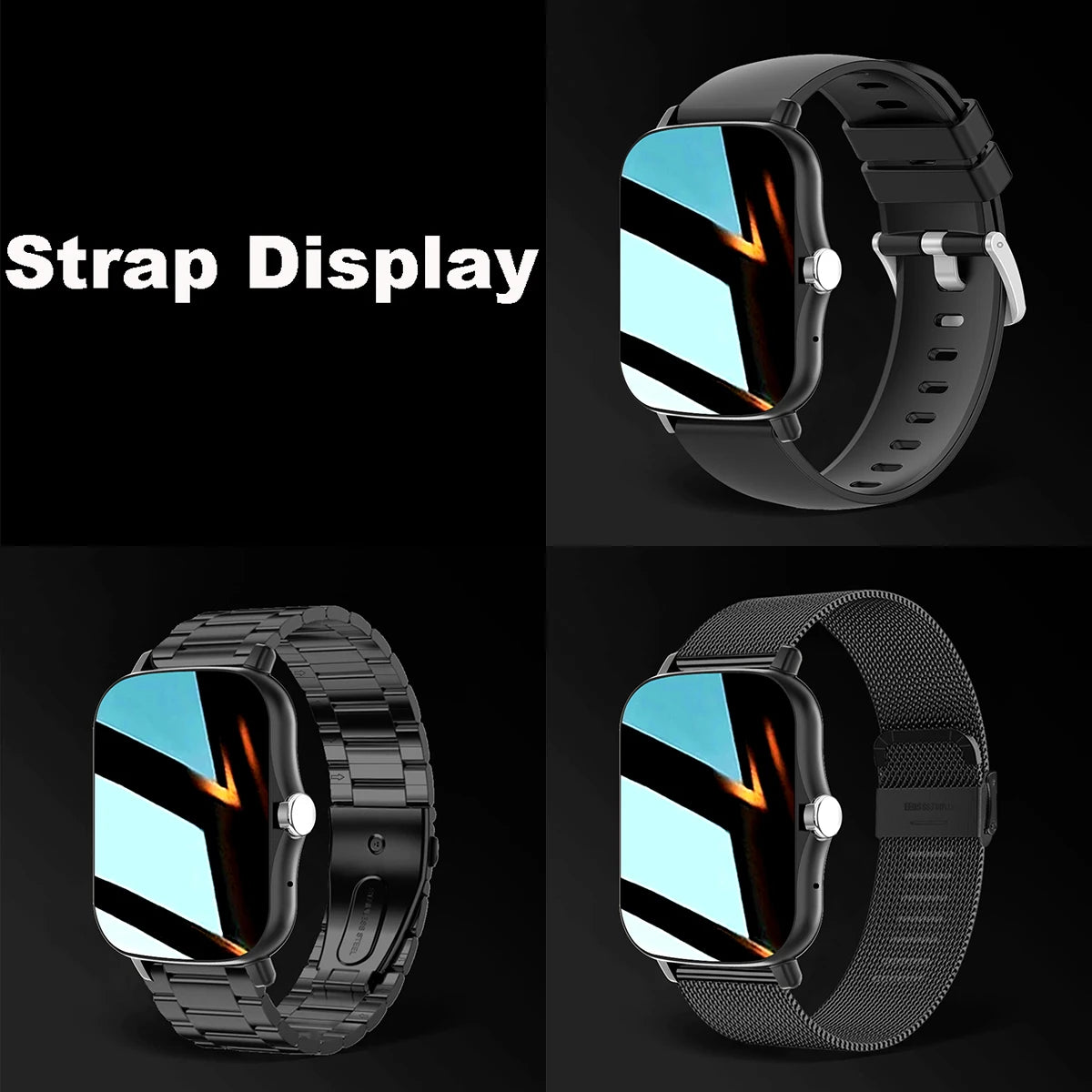 1.83" Waterproof Smart Watch – Answer Calls Sleep Monitoring Sports Pedometer for iPhone & Android