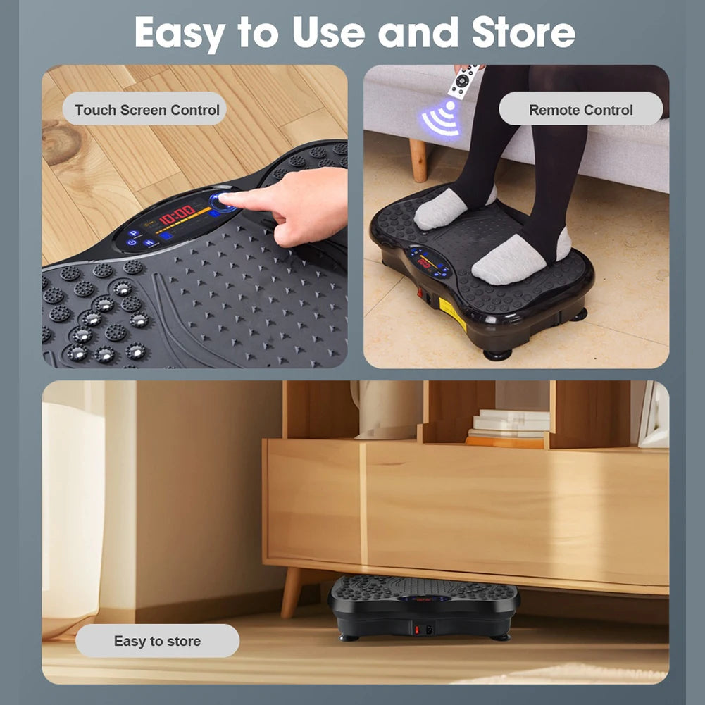 Fat Shaking Bluetooth Full Body Vibration Machine — Adjustable Speed Home Training Platform