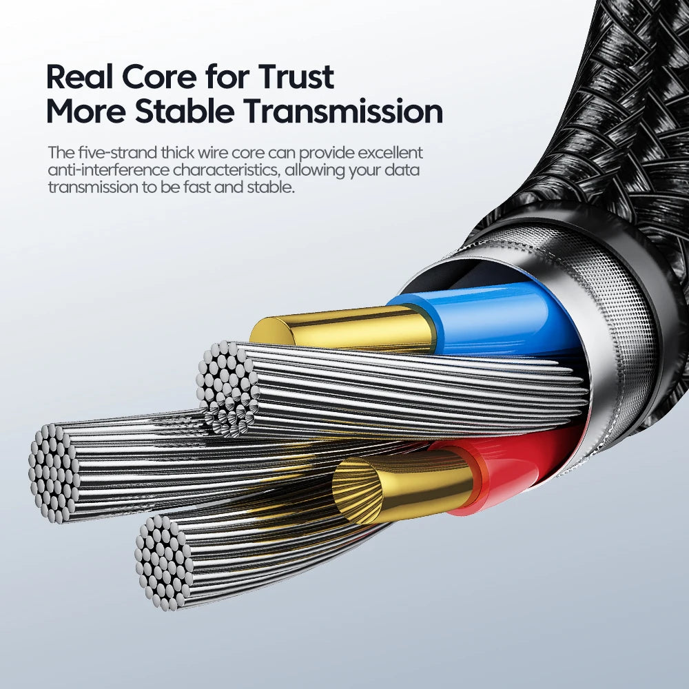 6A Speed. Braided Strength. Every Length. — Toocki USB-A to USB-C 6A 100W Fast Charging Cable | 0.25m to 3m, Huawei, Xiaomi, Samsung, OnePlus, 4 Colors