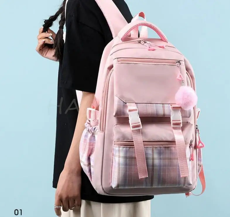 Capybara Print Women's Laptop Backpack – Large Capacity School Bag