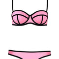 Spaghetti Strap Backless Bikini 2-Piece Set — Women's Split Swimsuit 2025