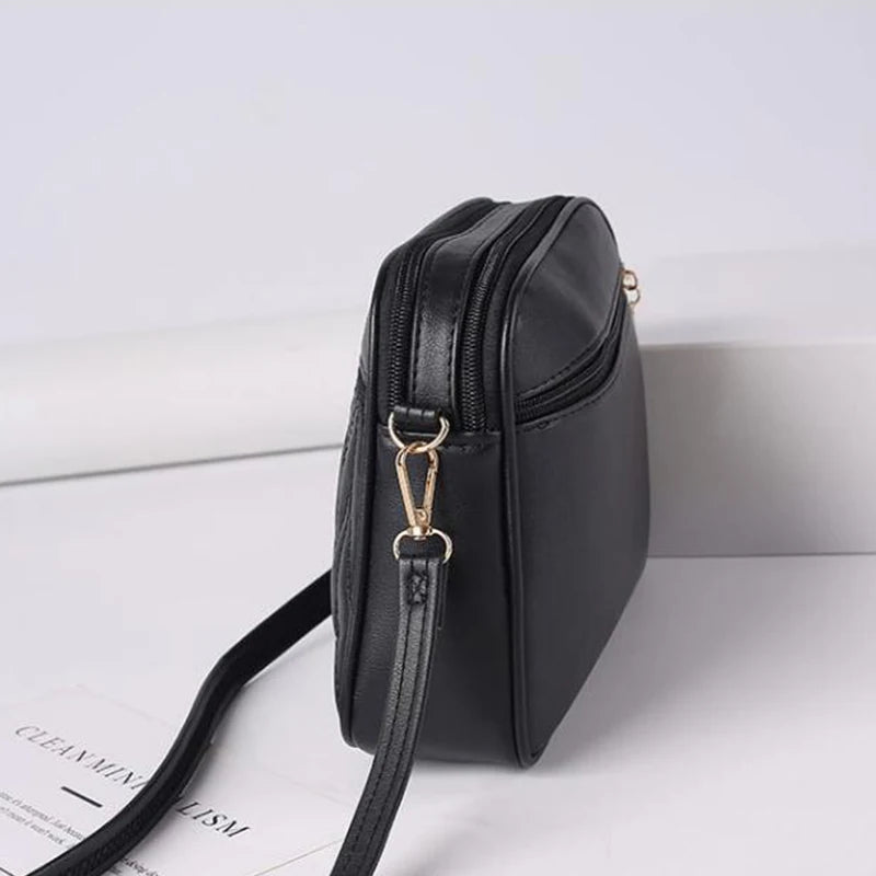 Soft PU Alligator Flap Crossbody Bag – Tassel Shoulder Purse for Women