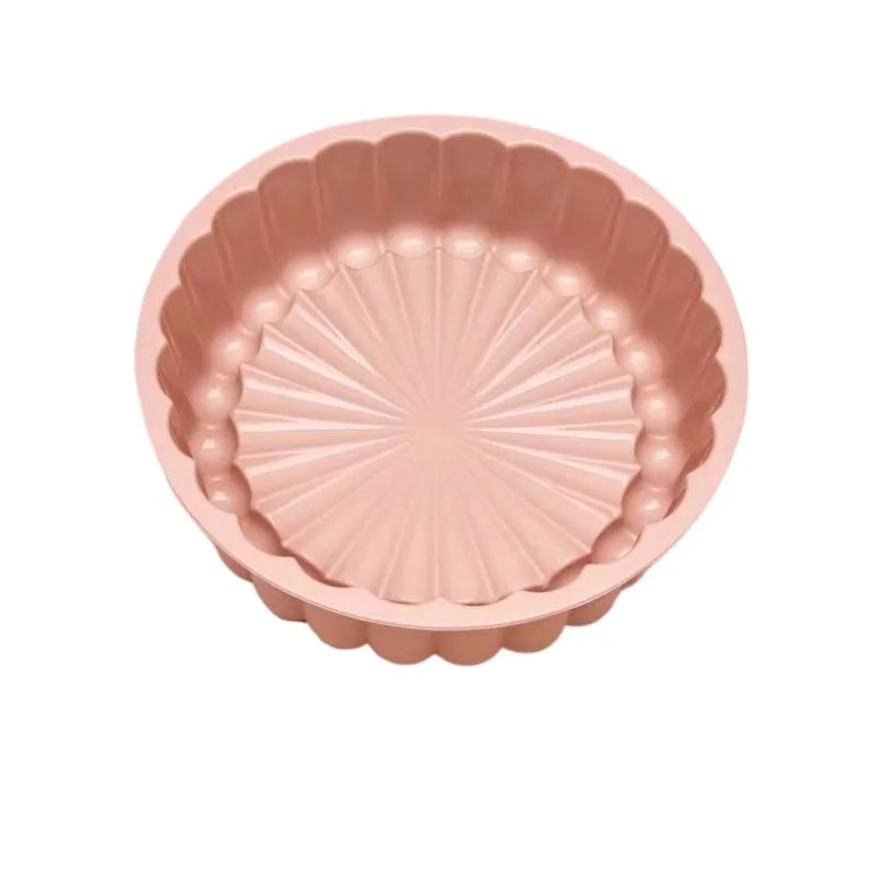 Silicone Cake Mold – Fluted Round Baking Pan