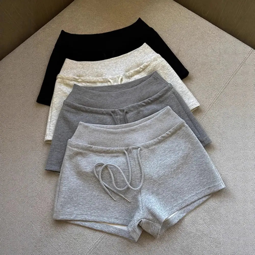 Women's Drawstring High Waist Shorts | Slim Fit Casual Summer Pajama Pants