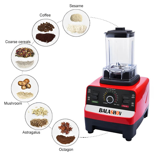2000W Heavy Duty Commercial Blender — BPA-Free, High Power for Smoothies, Ice & Food Processing