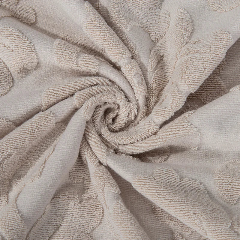 100% Cotton Summer Thread Blanket – Solid Color Towel Bedspread, Twin to Queen