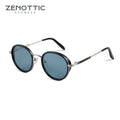 ZENOTTIC Steampunk Round Polarized Sunglasses | Mirror Vintage Shades UV400 for Men & Women
