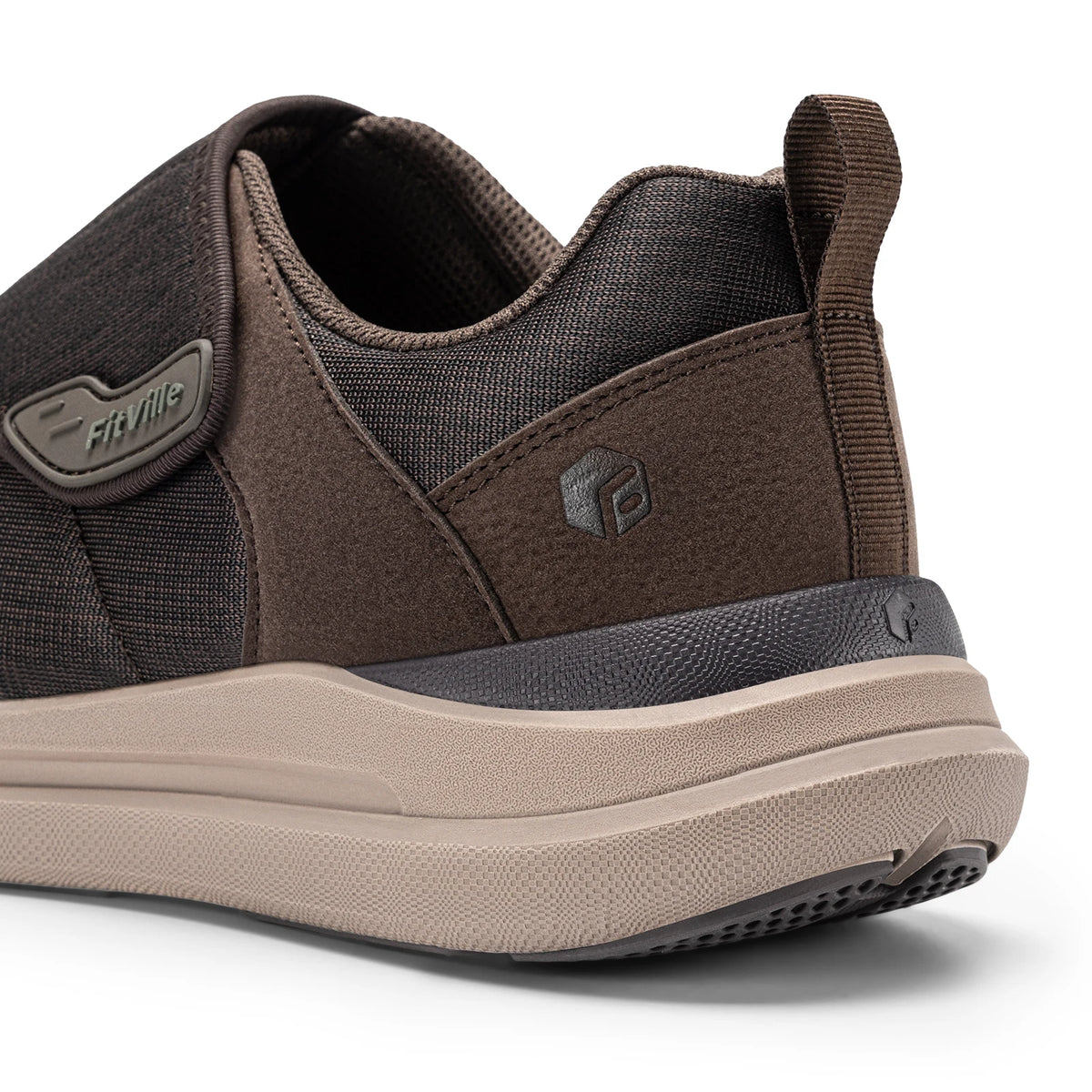 Men's Wide Diabetic Walking Shoes – Anti-Slip Easy-On Orthopedic Shoes for Elderly Foot Pain Relief & Swollen Feet