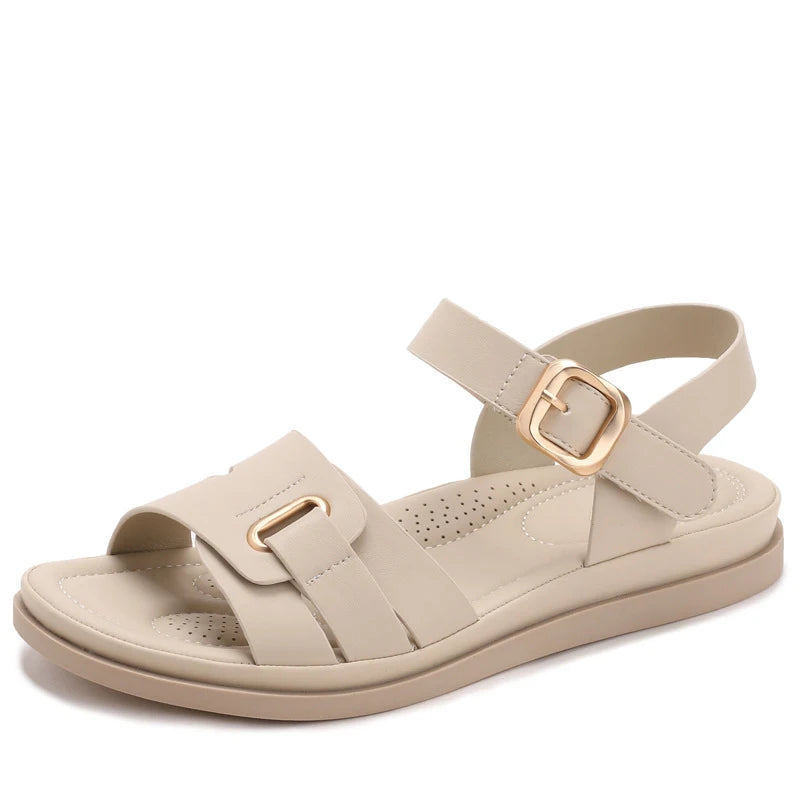 Women's Thick-Sole Summer Sandals – Non-Slip Soft Sole Beach Shoes