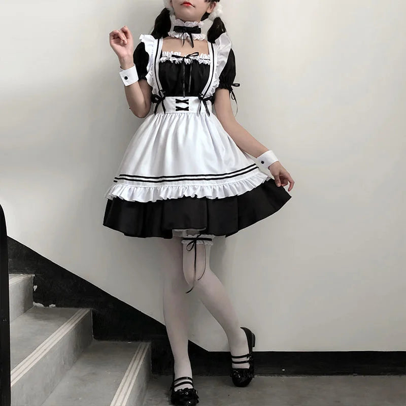 Maid Cosplay Lolita Costume – Women's Anime Dress Set