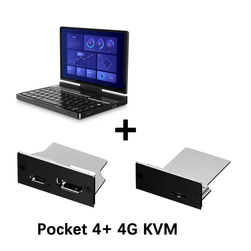 GPD Pocket 4 8.8" Mini Laptop – AMD Ryzen AI 9 HX 370, Up to 64GB LPDDR5X, 2TB NVMe, 144Hz Touch, Windows 11
