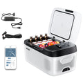 Keep It Cold on the Road — SucceBuy 15L Portable Car Fridge | 12V/24V Compressor Cooler with APP Control