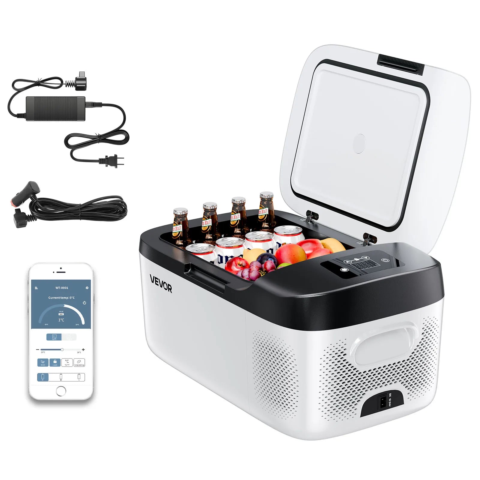 Keep It Cold on the Road — SucceBuy 15L Portable Car Fridge | 12V/24V Compressor Cooler with APP Control