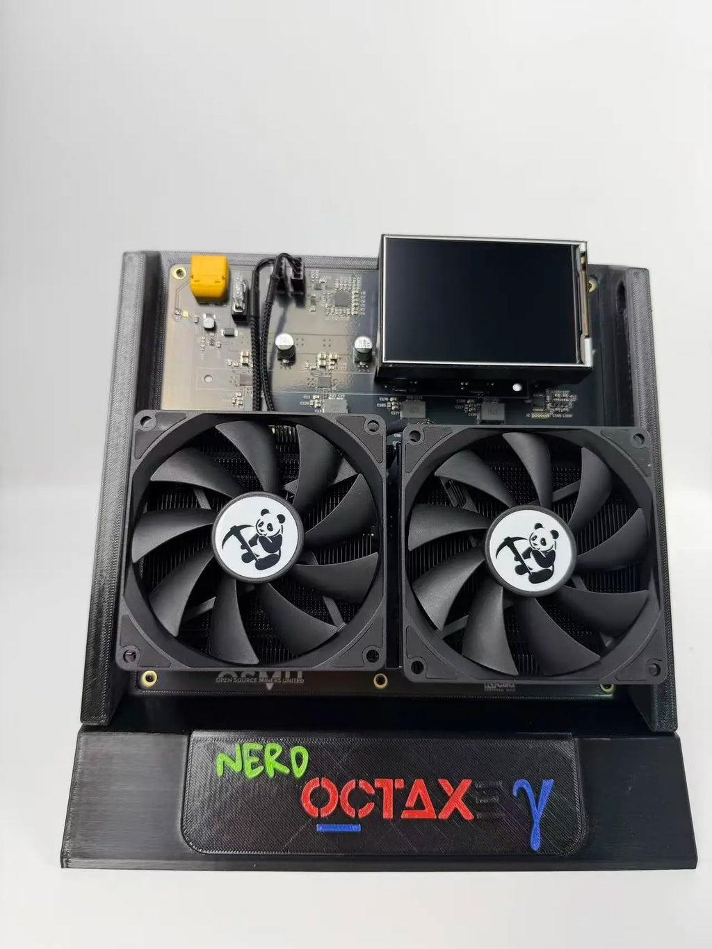 NerdOCTAxe Bitcoin Miner — 9.6–12TH/s 8×BM1370 ASIC Open Source with Power Supply