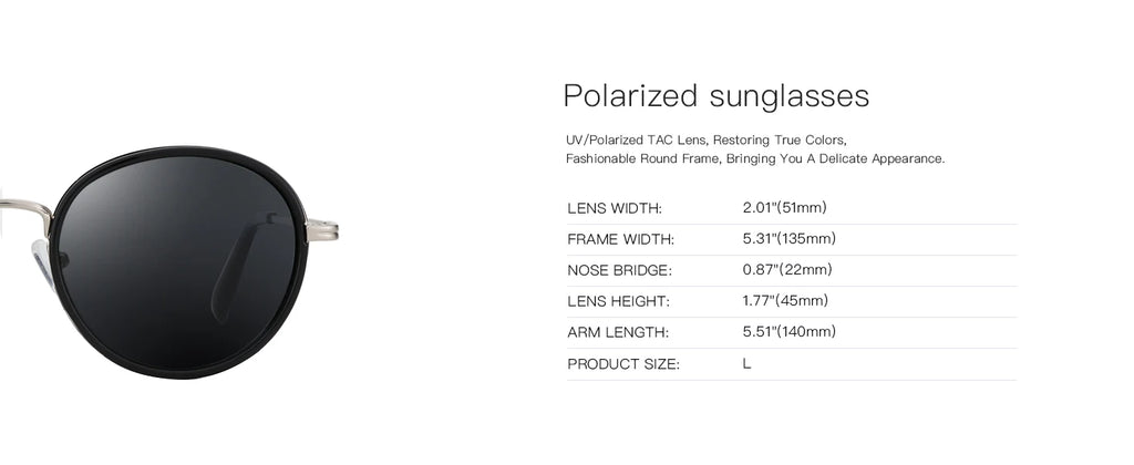 ZENOTTIC Steampunk Round Polarized Sunglasses | Mirror Vintage Shades UV400 for Men & Women