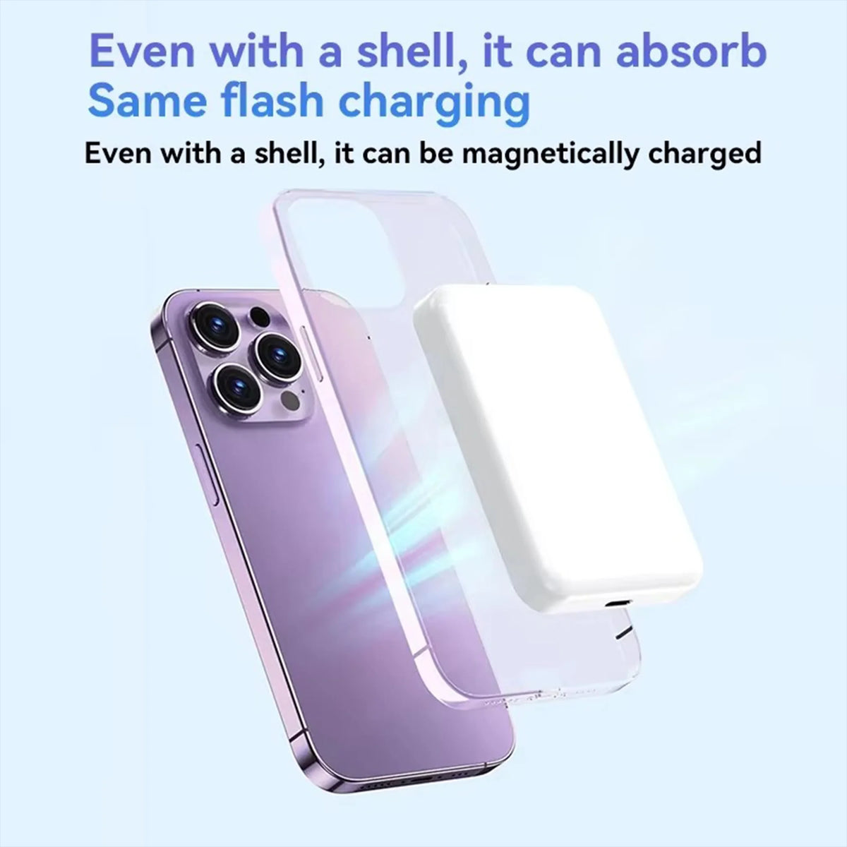 Lenovo 22.5W Magnetic Wireless Power Bank – MagSafe Compatible Portable Charger for iPhone