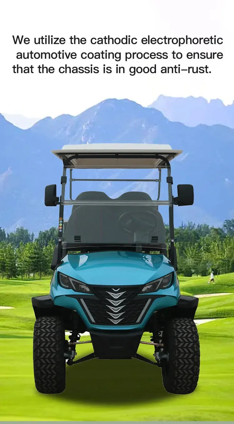 FORGE-H2 Hunting Electric Golf Cart — 2-Seat, 48V, 5kW, CE Certified