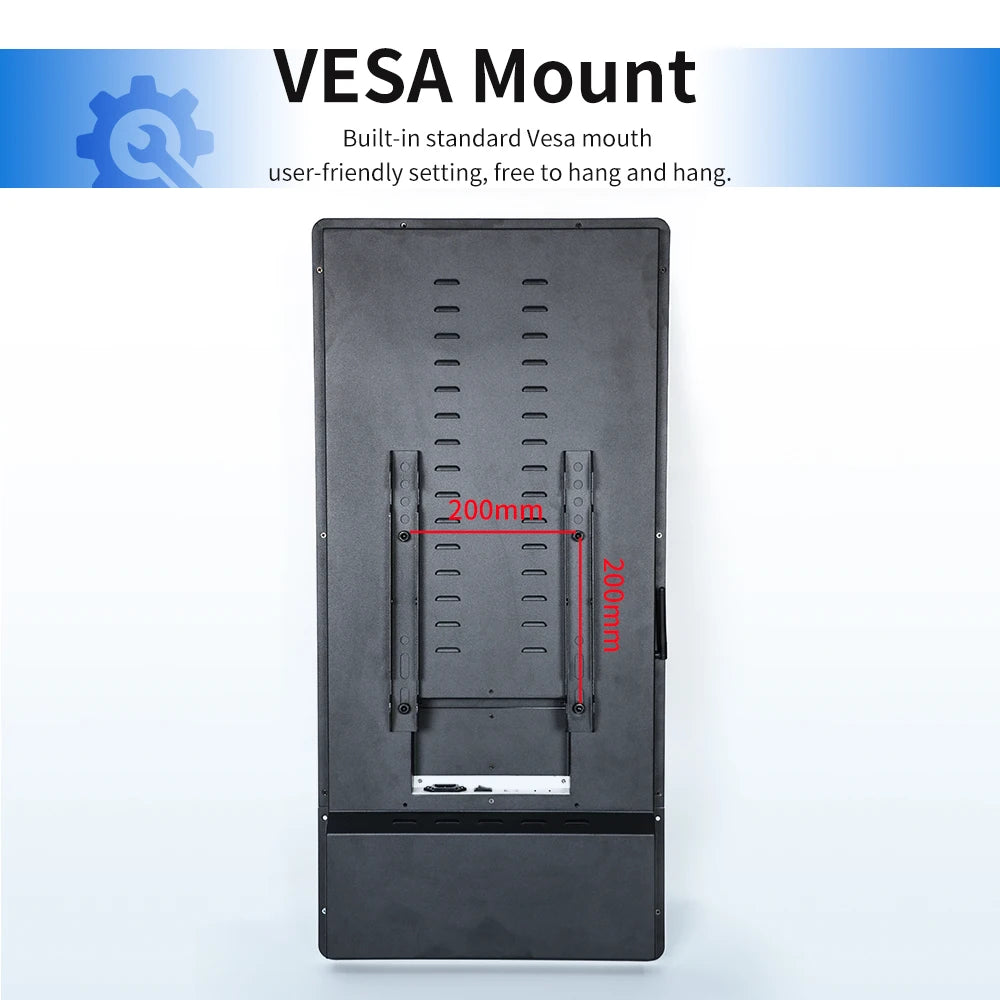TouchWo Wall Mount Self-Service Kiosk AIO – 15.6"/21.5"/23.8", Android/Win 10/11, Checkout & Ordering