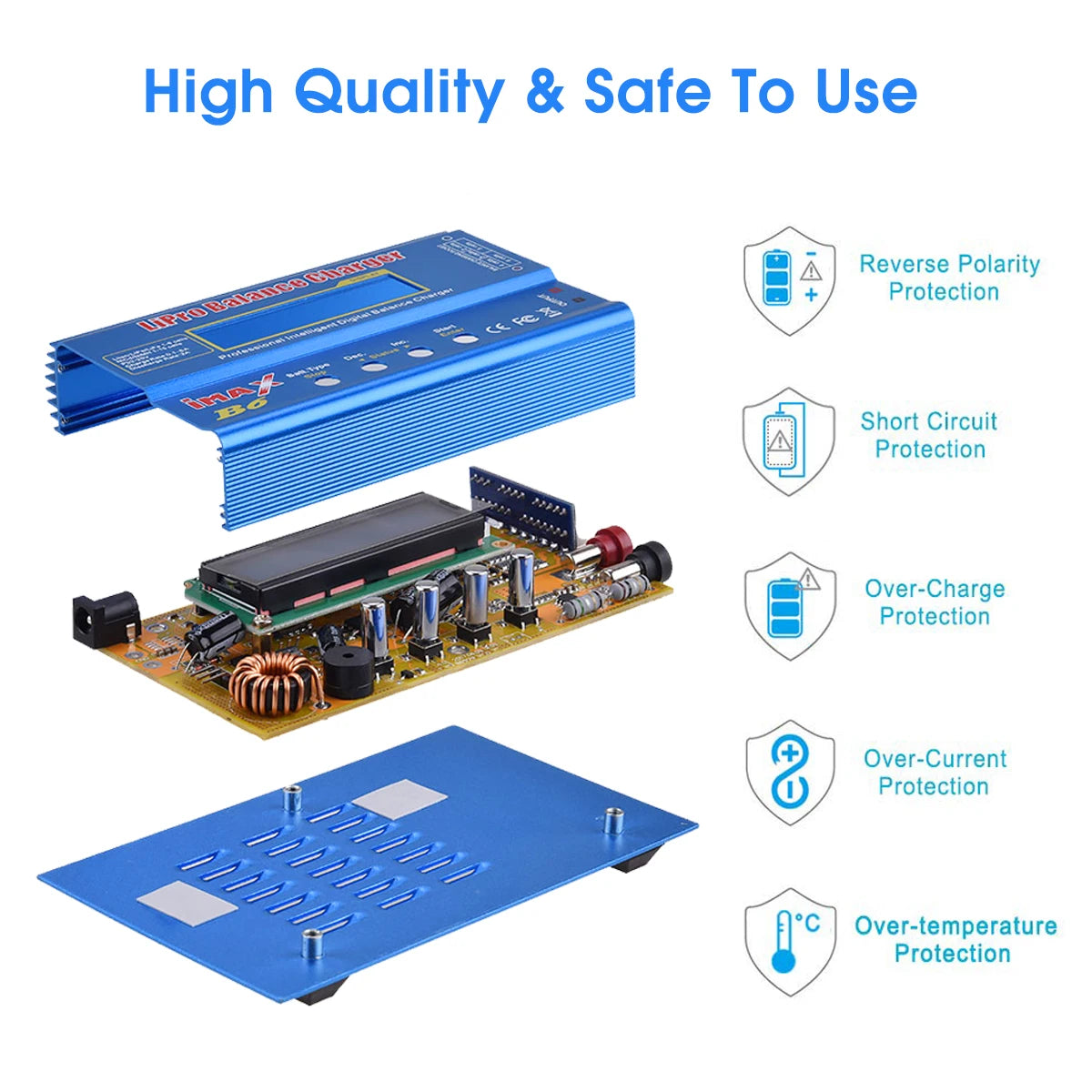 iMAX B6 80W LiPo Balance Charger Discharger – NiMH, Li-ion, NiCd, LiFe, Pb with 15V 6A Adapter