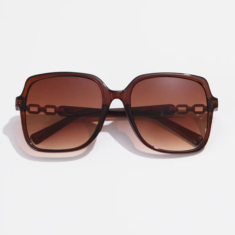 Women's Fashion Square Cycling Sunglasses | Big Frame Colorful Gradient Outdoor Shades